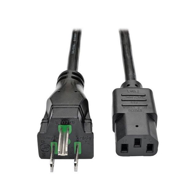 CORD 18AWG NEMA5-15P - IEC320 8'