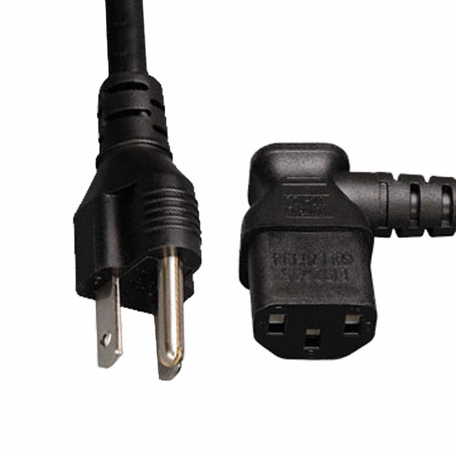 CRD 18AWG NEMA5-15P - C13 RA 6'