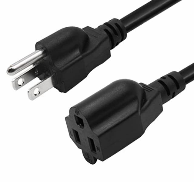 CORD 16AWG 5-15P TO 5-15R 120"