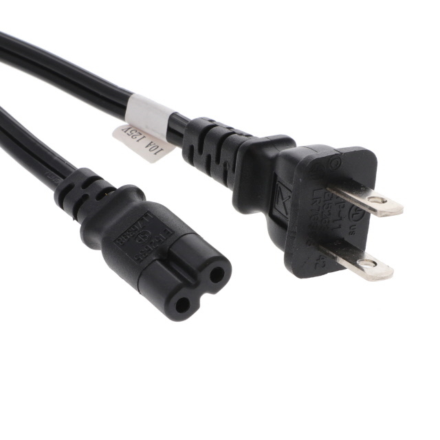 CORD IEC 320-C13 6' BLACK