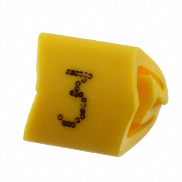 WIRE MARKER SLIP-ON YELLOW