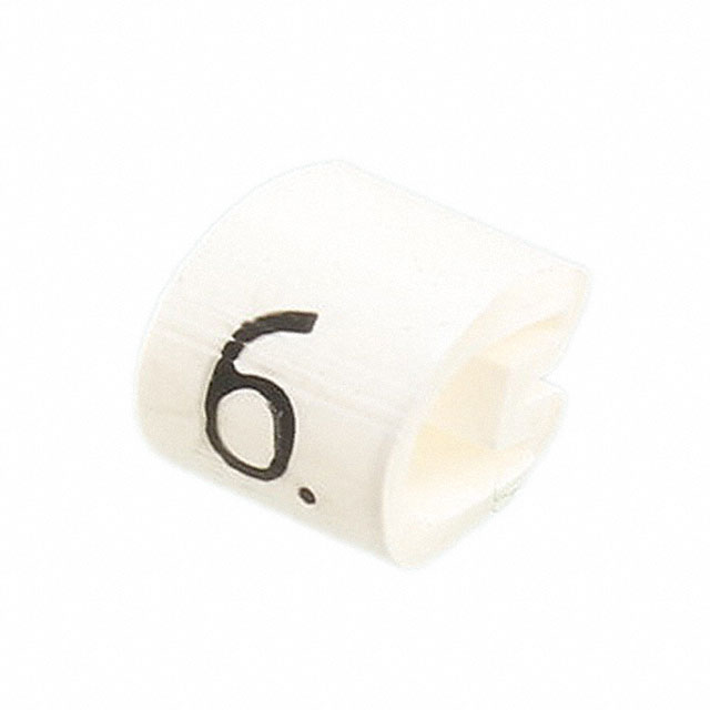 WIRE MARKER PUSH ON 4.5MM WHITE