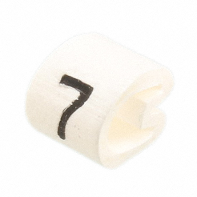 WIRE MARKER PUSH ON 4.5MM WHITE