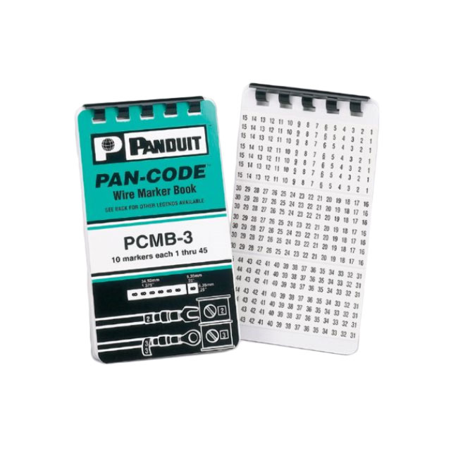WIRE MARKR BOOK 5.6X34.9MM 10PGS