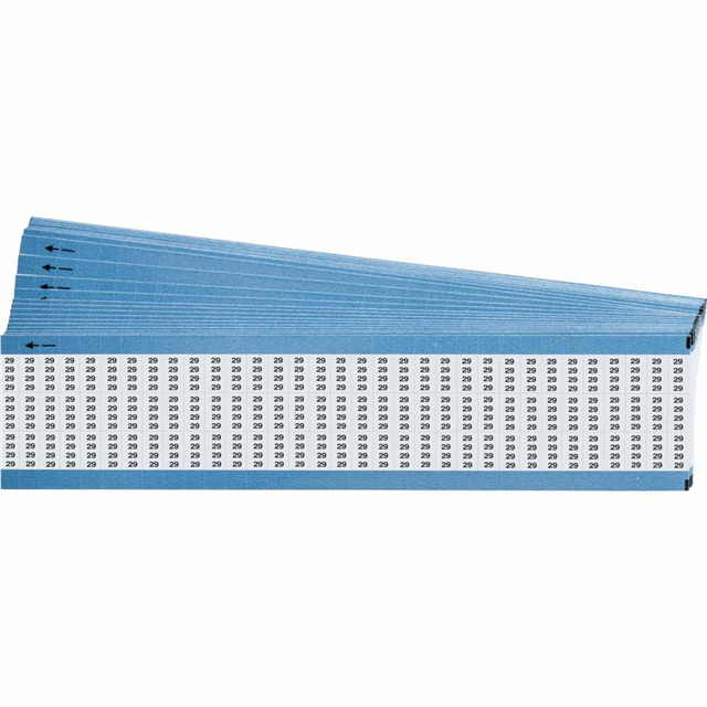 WIRE MARKER, 0.5 IN H
