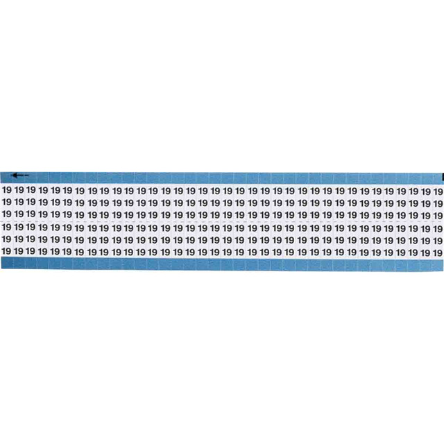 WIRE MARKER, 0.75 IN H