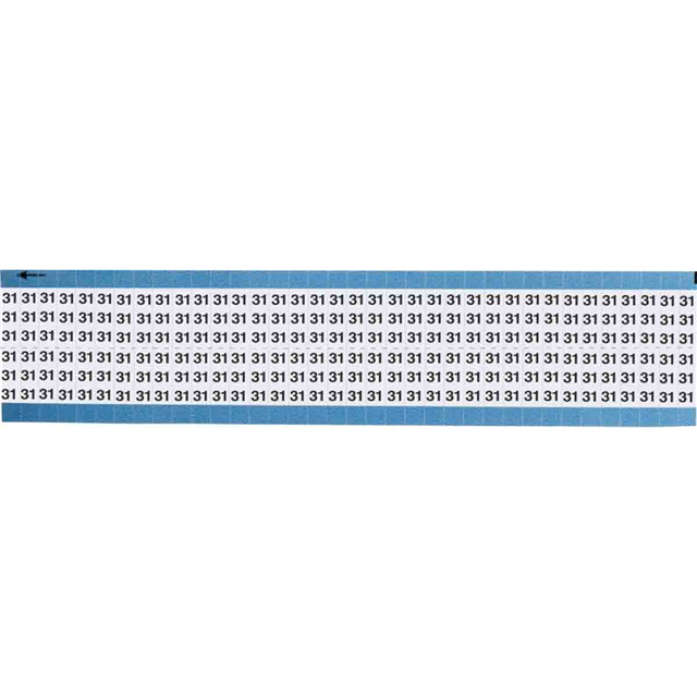 WIRE MARKER, 0.75 IN H