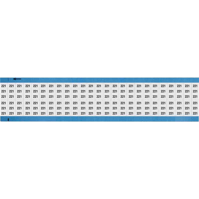 WIRE MARKER, 0.75 IN H