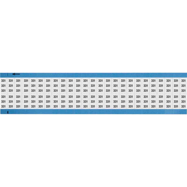 WIRE MARKER, 0.75 IN H