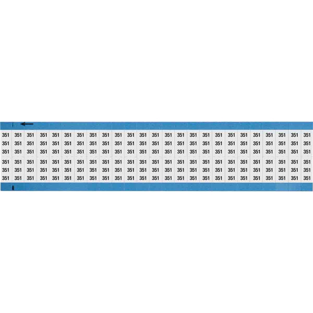 WIRE MARKER, 0.75 IN H