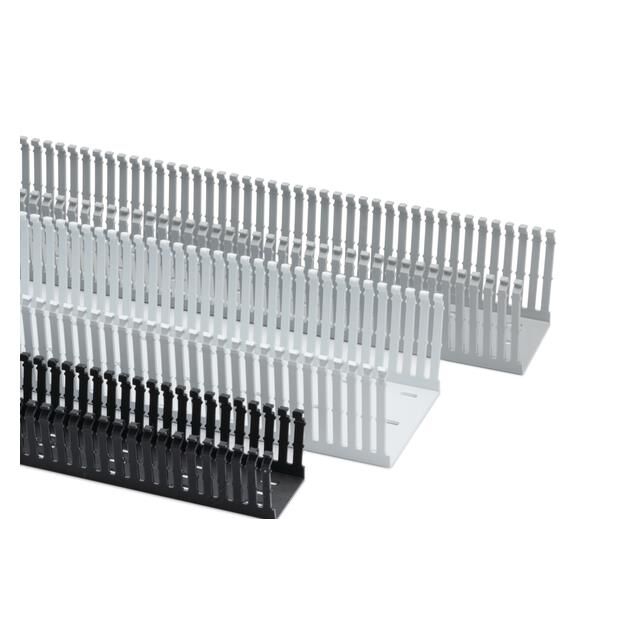 WIRE DUCT SLOTTED ADH 6' BLK