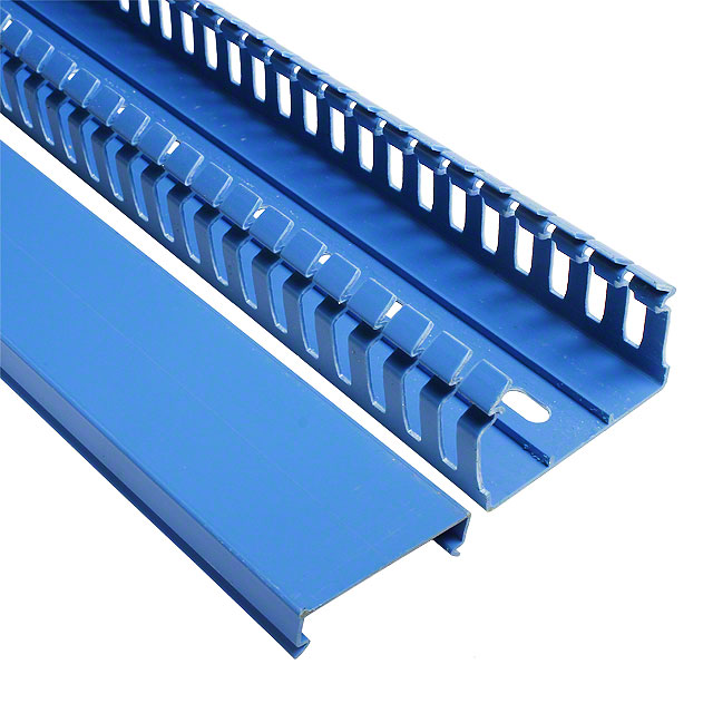 WIRE DUCT SOLID 2PC RIVET 6.56'