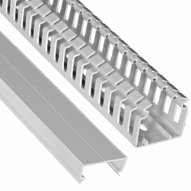 WIRE DUCT SOLID 2PC RIVET 6.56'