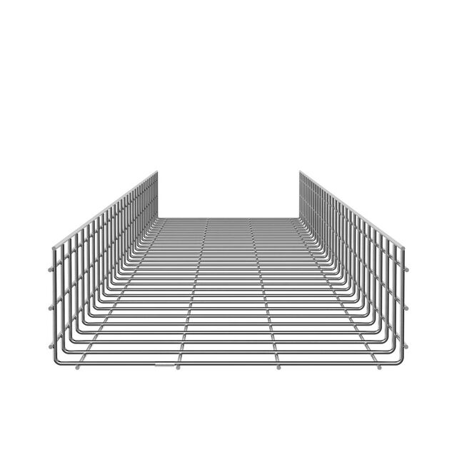 WIRE BASKET 6" H X 18" W, ZINC P