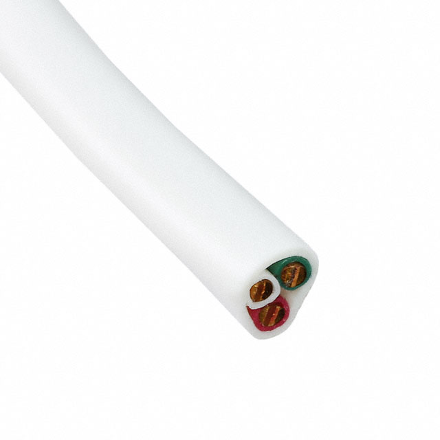 CABLE 3COND 18AWG WHITE 50'