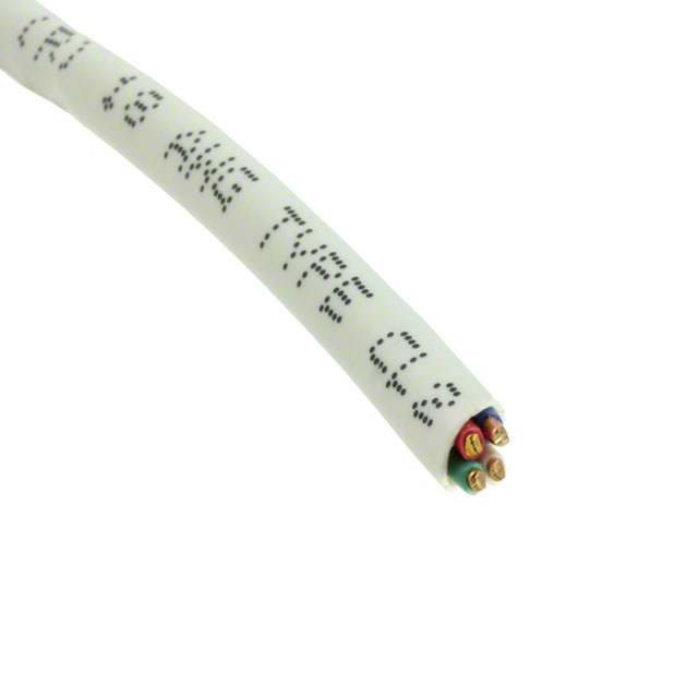 CABLE 4COND 18AWG WHITE 100'