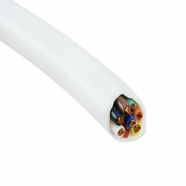 CABLE 8COND 18AWG WHITE 100'
