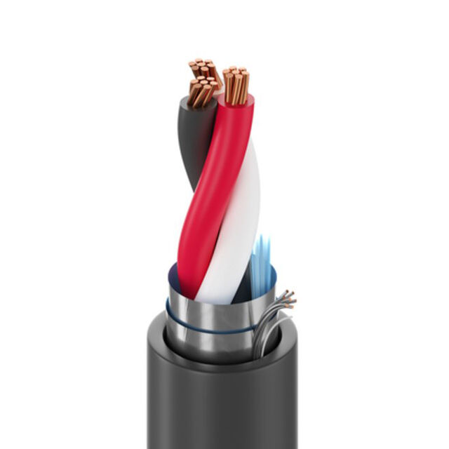 CABLE 3COND 16AWG BLK SHLD