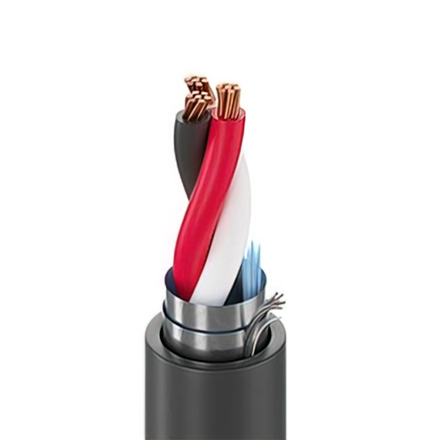 CABLE 3CON 18AWG BLUE SHLD