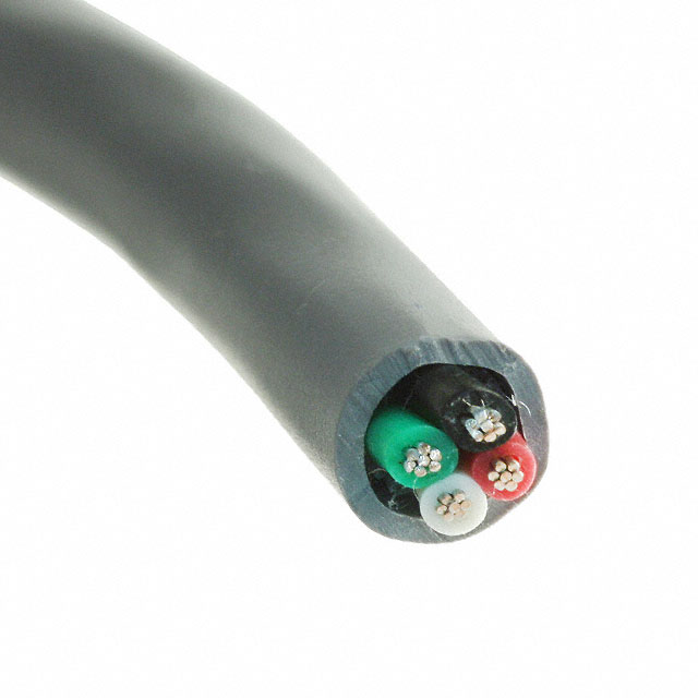 CABLE 4COND 24AWG SLATE