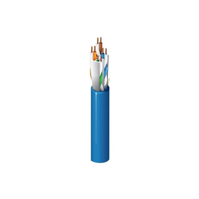 CABLE CAT6A 8CON 23AWG BLK 1000'