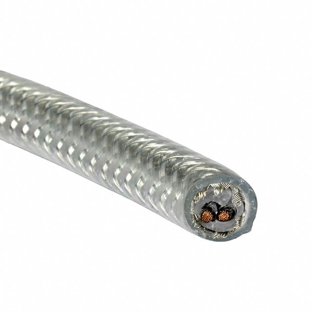 CABLE 2COND 28AWG CLEAR 500'