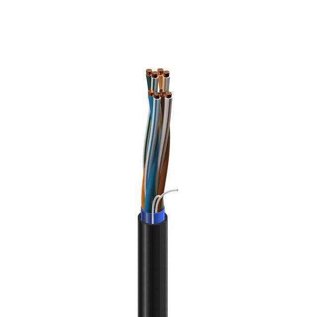CABLE CAT5E 8CON 24AWG BLK