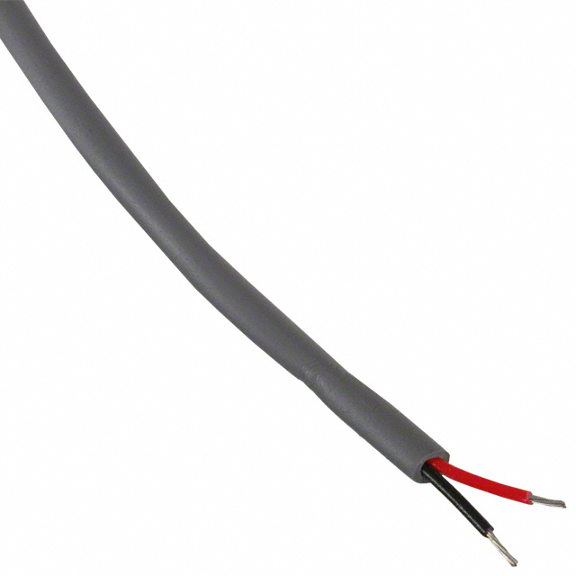 CABLE 2COND 22AWG SLATE 500'