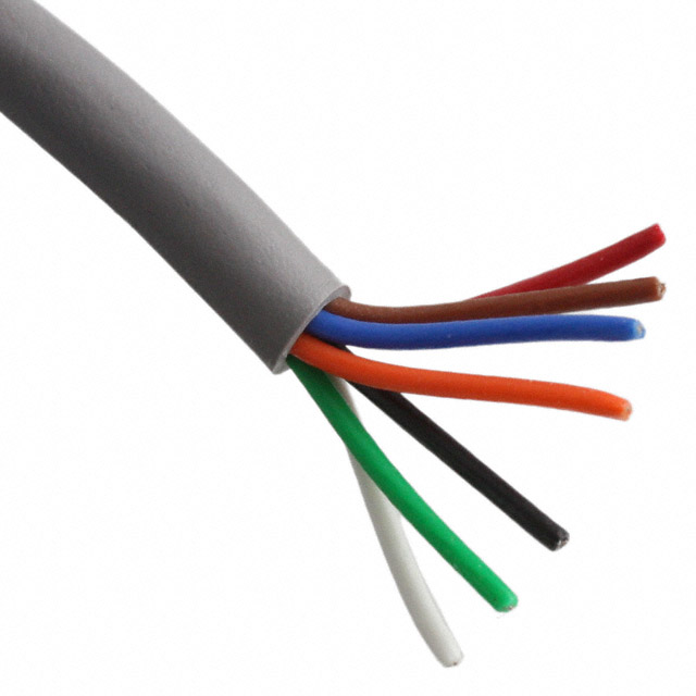 CABLE 7COND 22AWG SLATE 100'