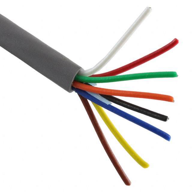 CABLE 8COND 22AWG SLATE 1000'