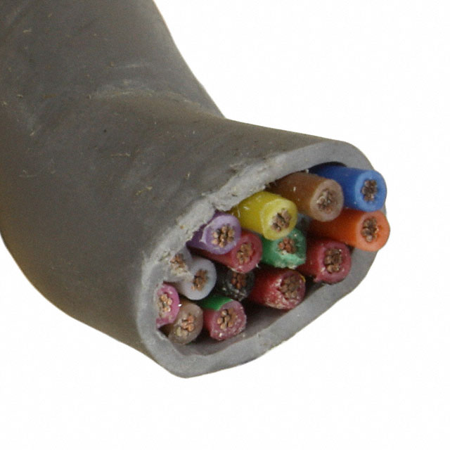 CABLE 15COND 22AWG SLATE 500'
