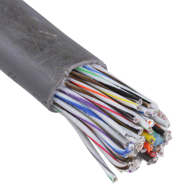 CABLE 60COND 22AWG SLATE 100'
