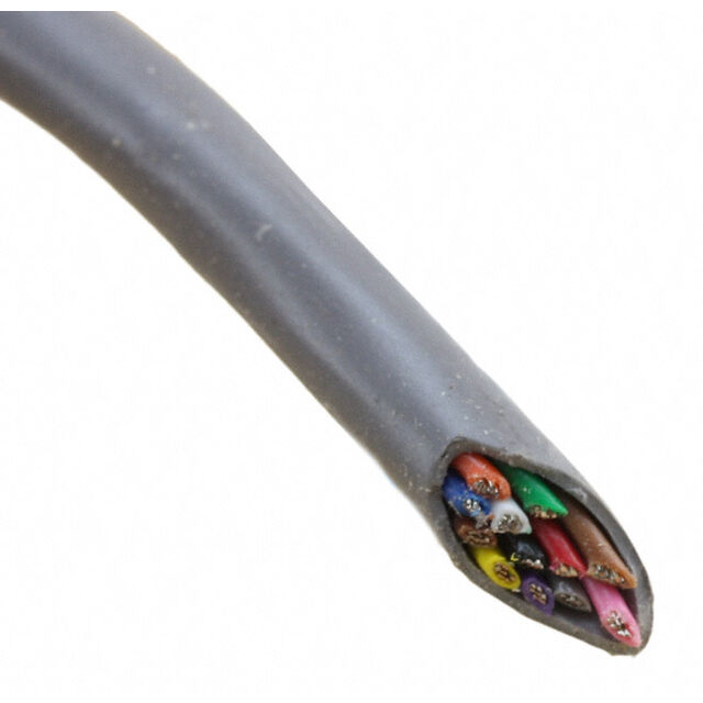 CABLE 12COND 22AWG SLATE 1000'