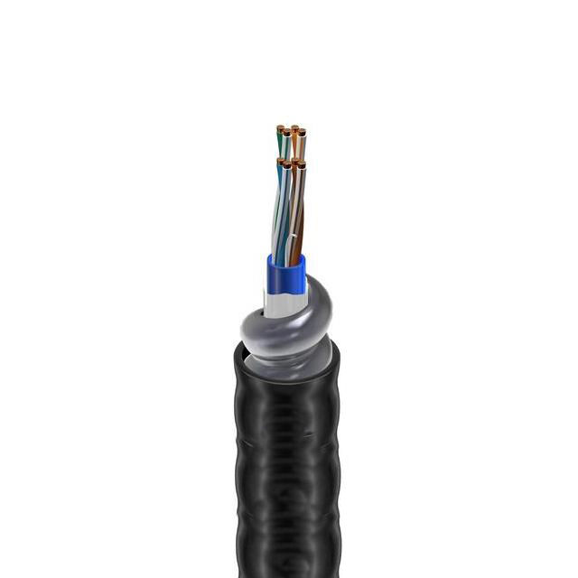 CABLE CAT5E 8CON 24AWG BLK