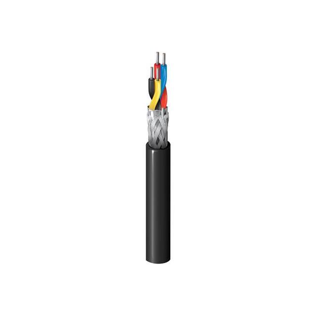MULTI-PAIR 4COND 22AWG BLK