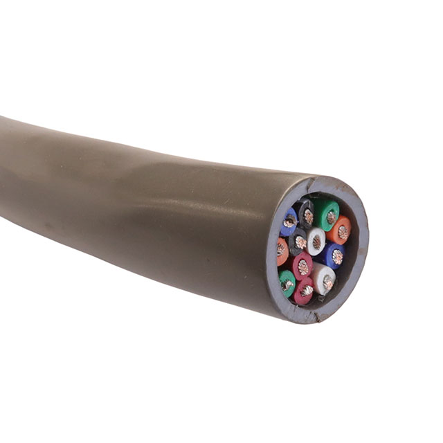 CABLE 12COND 14AWG SLATE 100'