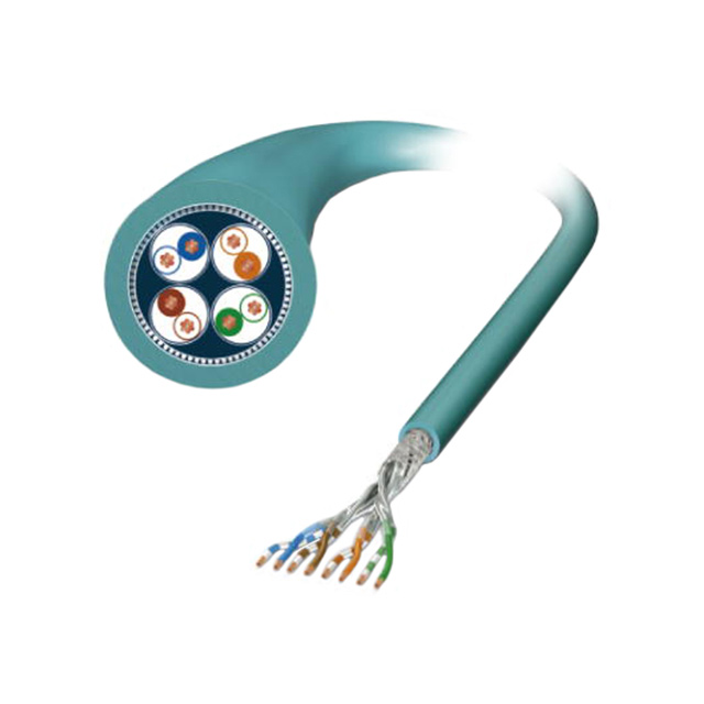 CABLE CAT6 8COND 26AWG BLUE 100M