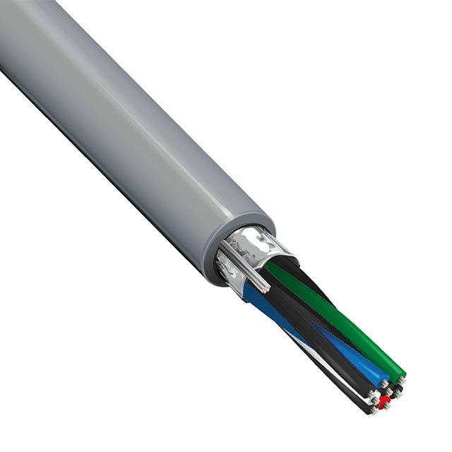 MULTI-PAIR 8CON 22AWG CHROM 100'