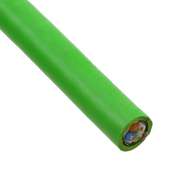 CABLE 4CON 22AWG GREEN SHLD 100M