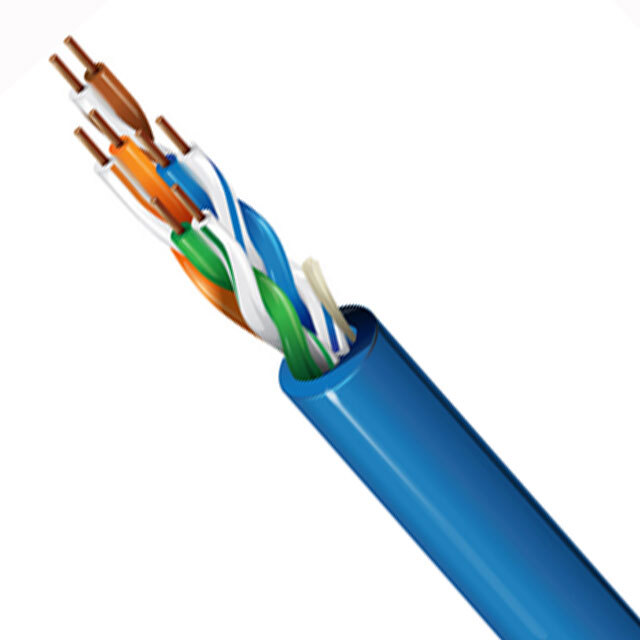 CABLE CAT5E 8CON 24AWG BLU
