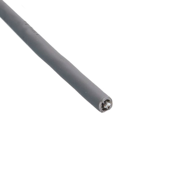 CABLE MIC 2COND 24AWG SLATE 100'