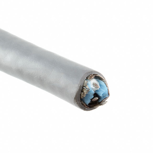 CABLE MIC 2COND 20AWG SLATE 100'
