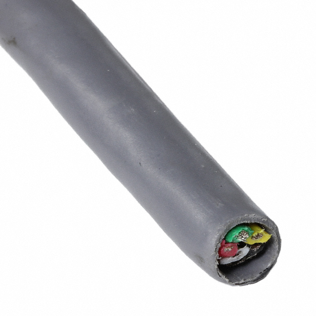 CABLE 5CON 18AWG SLATE SHLD 100'