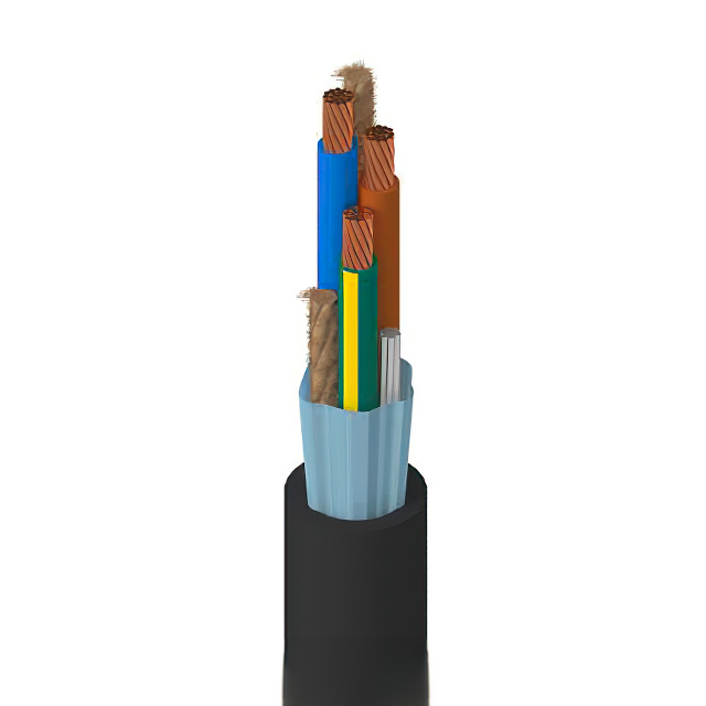 CABLE 3COND 14AWG BLACK SHLD