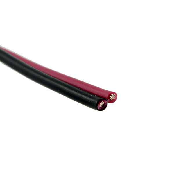 CABLE 2COND 22AWG BLK/RED 100'