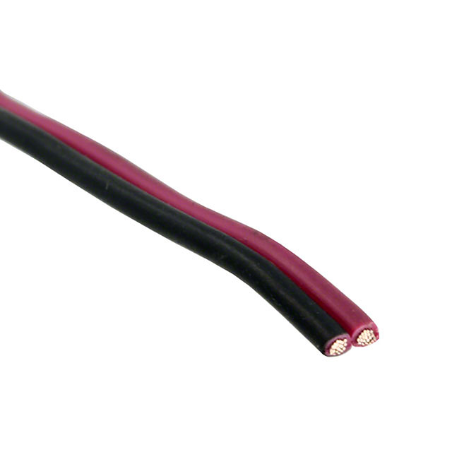 CABLE 2COND 20AWG BLK/RED 25'