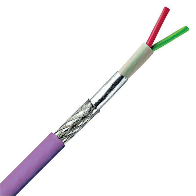 CABLE 2COND 22AWG VIO SHLD 50'