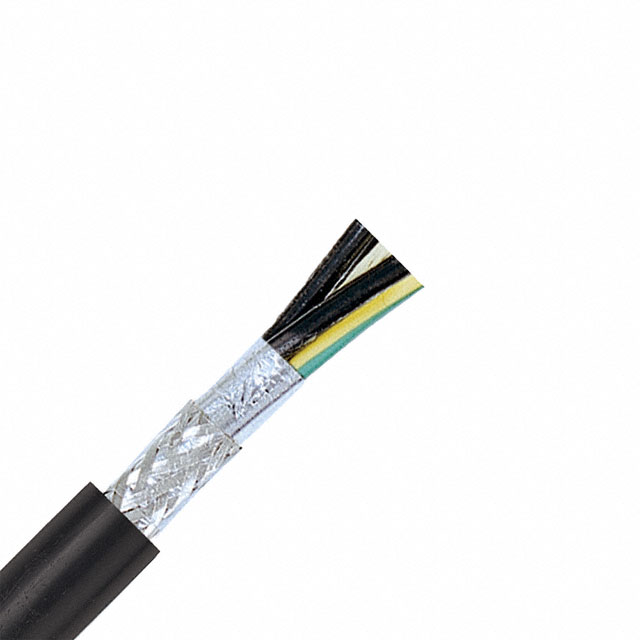 CABLE 4COND 16AWG BLK SHLD 10'