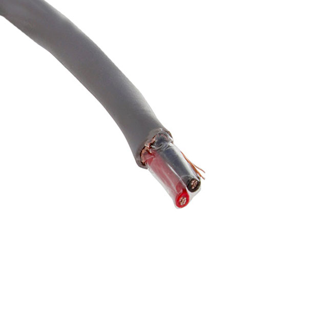 CABLE 2CON 20AWG SLATE SHLD 500'