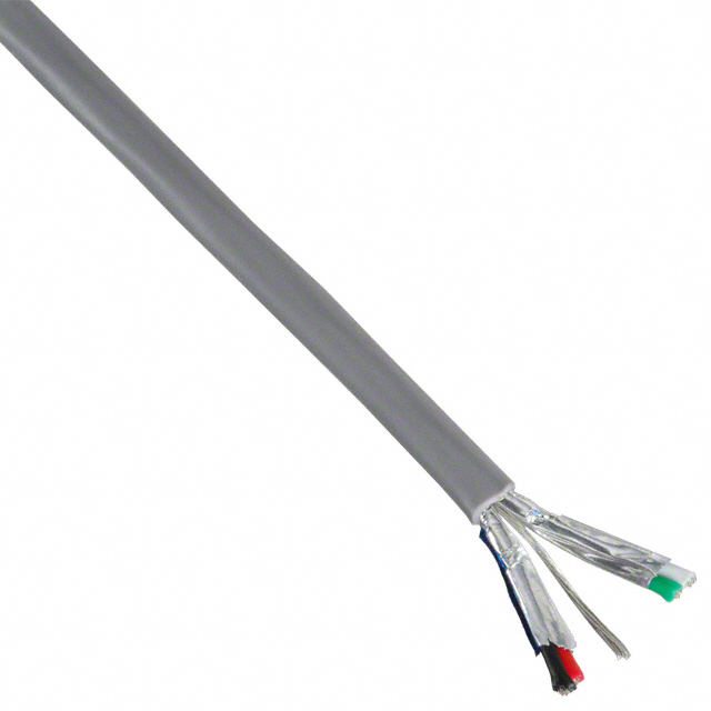 MULTI-PAIR 4CON 22AWG SLATE 100'